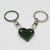 Cute Heart Shape Alloy Unisex Bag Pendant Keychain 1 Piece