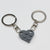 Cute Heart Shape Alloy Unisex Bag Pendant Keychain 1 Piece