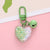 Cute Heart Shape Arylic Women's Bag Pendant Keychain