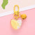 Cute Heart Shape Arylic Women's Bag Pendant Keychain