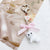 Cute Heart Shape Cat Bow Knot Alloy Flocking Bag Pendant Keychain