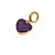 Cute Heart Shape Copper Enamel Charms Jewelry Accessories