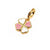 Cute Heart Shape Copper Enamel Charms Jewelry Accessories