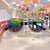 Cute Heart Shape Floral Polycarbonate Round Frame Square Oval Frame Full Frame Kids Sunglasses