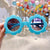 Cute Heart Shape Floral Polycarbonate Round Frame Square Oval Frame Full Frame Kids Sunglasses