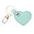 Cute Heart Shape Pu Leather Keychain