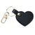 Cute Heart Shape Pu Leather Keychain