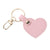 Cute Heart Shape Pu Leather Keychain