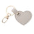 Cute Heart Shape Pu Leather Keychain