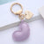 Cute Heart Shape Pu Leather Valentine's Day Unisex Bag Pendant Keychain