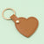 Cute Heart Shape Pu Leather Valentine's Day Unisex Bag Pendant Keychain