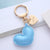 Cute Heart Shape Pu Leather Valentine's Day Unisex Bag Pendant Keychain