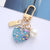 Cute Heart Shape Resin Metal Unisex Bag Pendant Keychain