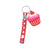 Cute Heart Shape Silica Gel Valentine's Day Women's Bag Pendant Keychain