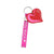 Cute Heart Shape Silica Gel Valentine's Day Women's Bag Pendant Keychain