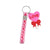 Cute Heart Shape Silica Gel Valentine's Day Women's Bag Pendant Keychain