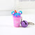 Cute Ice Cream Bear Strawberry Pvc Women's Keychain