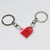 Cute Korean Style Heart Shape Abs Women's Bag Pendant Keychain