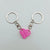 Cute Korean Style Heart Shape Abs Women's Bag Pendant Keychain