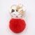 Cute Little Cat Key Chain Pendant School Bag Purse Plush Pendant Jewelry