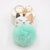 Cute Little Cat Key Chain Pendant School Bag Purse Plush Pendant Jewelry