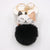 Cute Little Cat Key Chain Pendant School Bag Purse Plush Pendant Jewelry