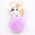 Cute Little Cat Key Chain Pendant School Bag Purse Plush Pendant Jewelry