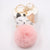 Cute Little Cat Key Chain Pendant School Bag Purse Plush Pendant Jewelry