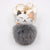 Cute Little Cat Key Chain Pendant School Bag Purse Plush Pendant Jewelry