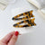 Cute Marble Cat Acetic Acid Sheets Handmade Hair Clip 1 Pair