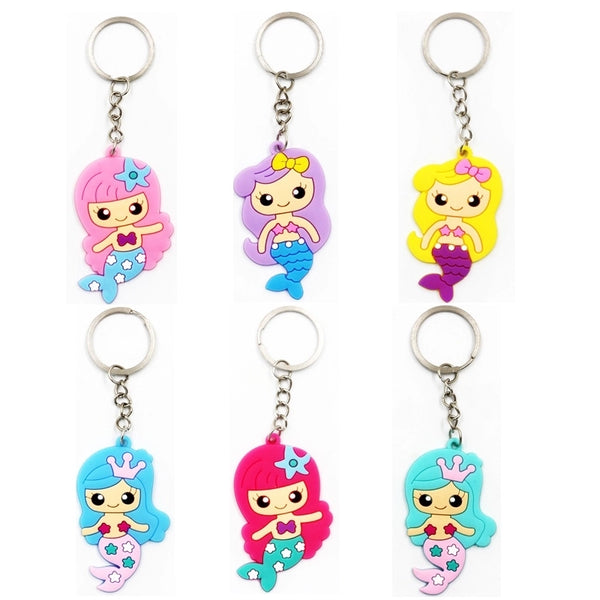 Cute Mermaid Metal Keychain