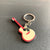 Cute Musical Instrument Guitar Resin Unisex Bag Pendant Keychain