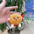 Cute Novelty Toast Hamburger Hot Dog Pp Cotton Plush Unisex Bag Pendant Keychain