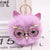 Cute Owl Alloy Plush Unisex Bag Pendant Keychain 1 Piece