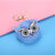 Cute Owl Plush Metal Sequins Rhinestones Bag Pendant Keychain