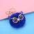 Cute Owl Plush Metal Sequins Rhinestones Bag Pendant Keychain