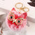 Cute Owl Plush Metal Sequins Rhinestones Bag Pendant Keychain