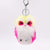 Cute Owl Plush Unisex Bag Pendant Keychain