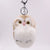 Cute Owl Plush Unisex Bag Pendant Keychain