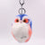 Cute Owl Plush Unisex Bag Pendant Keychain