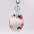 Cute Owl Plush Unisex Bag Pendant Keychain