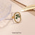 Cute Pastoral Oval Flower Stainless Steel Plating 18k Gold Plated Open Rings