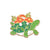 Cute Pastoral Pin Cartoon Hamburger Frog Alloy Unisex Brooches