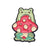 Cute Pastoral Pin Cartoon Mushroom Frog Alloy Plating Unisex Brooches