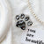 Cute Paw Print Plastic Rhinestone Universal Phone Cases