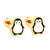 Cute Penguin Dolphin Stainless Steel Ear Studs 1 Pair