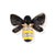 Cute Pin Alloy Inlay Rhinestones Unisex Brooches