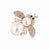 Cute Pin Alloy Inlay Rhinestones Unisex Brooches