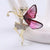 Cute Pin Angel Wings Alloy Inlay Zircon Women'S Brooches