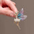 Cute Pin Angel Wings Alloy Inlay Zircon Women'S Brooches